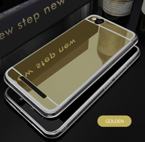 Slim Mirror Case Złoty | Etui dla Xiaomi Redmi 4A